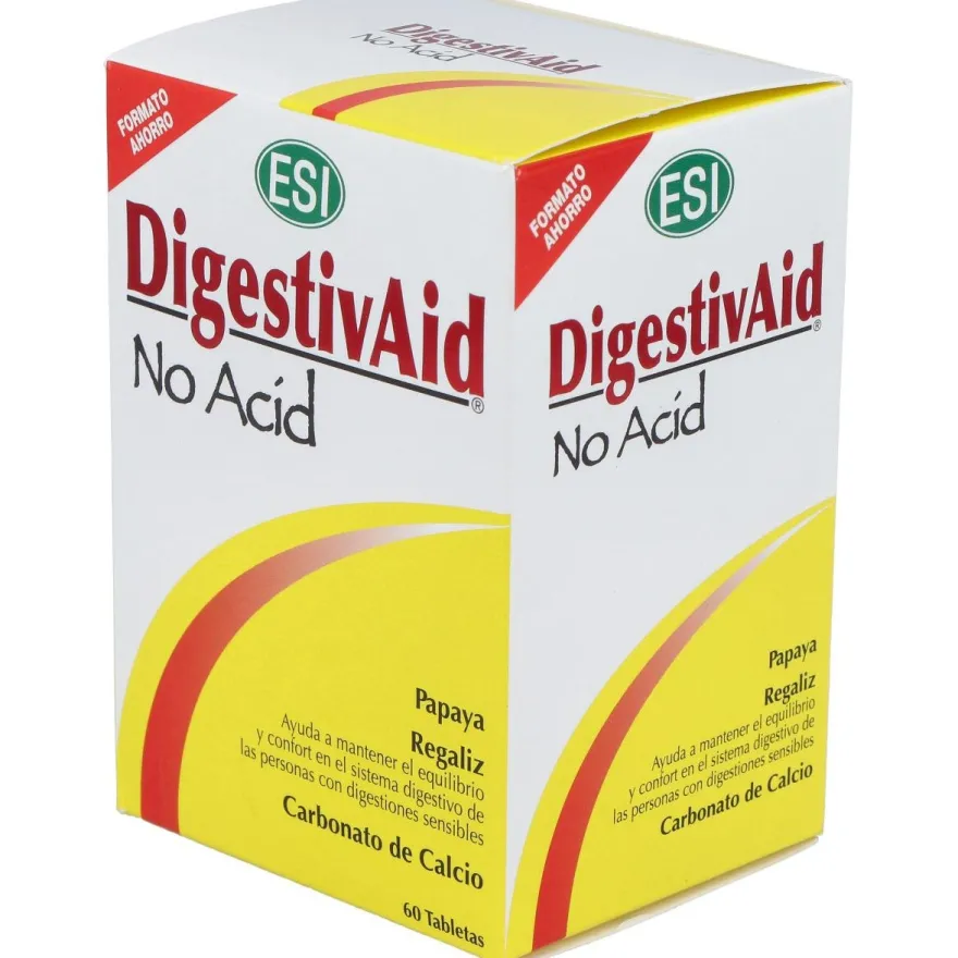 Esi Digestivaid No Acid 60 Tabletas - Esi - Trepat Diet