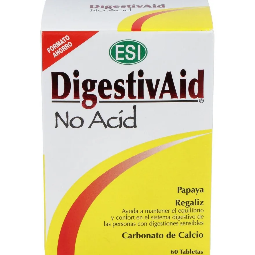 Esi Digestivaid No Acid 60 Tabletas - Esi - Trepat Diet