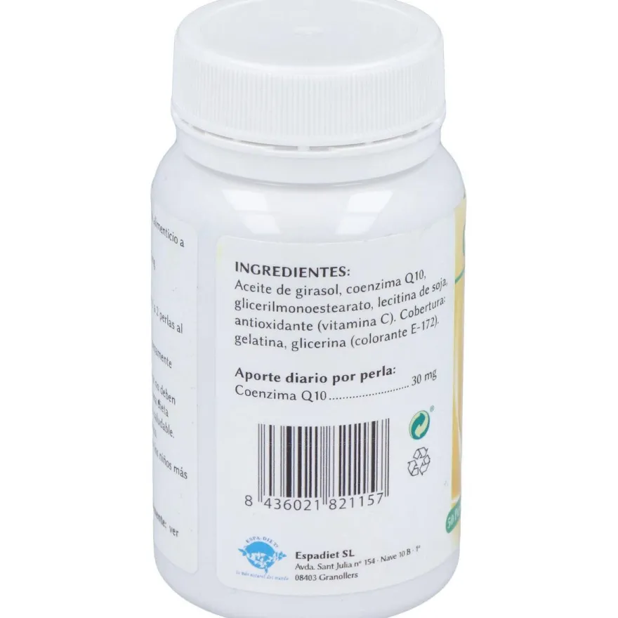 Espadiet Ubiquinona Q10 510Mg 50 Perlas