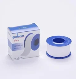 Esparadrapo - Galeno Tela (1 Unidad 5 M X 2,5 cm Color Blanco) - Martinez Llenas