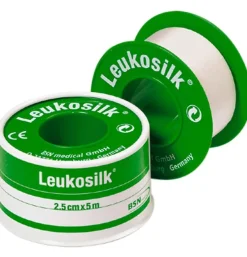 Esparadrapo Hipoalergico - Leukosilk (12 Unidades 5 M X 2,5 Cm)