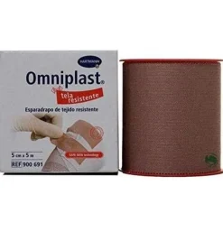 Esparadrapo Hipoalergico - Omniplast Tejido Resistente (1 Unidad 5 M X 5 Cm)