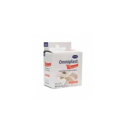 Esparadrapo Hipoalergico - Omniplast Tejido Resistente (1 Unidad 5 M X 2,5 Cm Color Blanco)