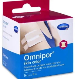 Esparadrapo Hipoalergico - Omnipor Skin Color (1 Unidad 5 M X 5 Cm)