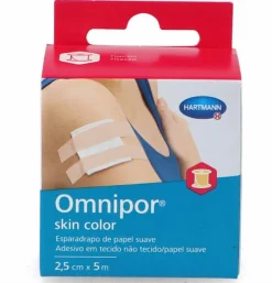 Esparadrapo Hipoalergico - Omnipor Skin Color (1 Unidad 5 M X 2,5 Cm)