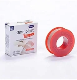 Esparadrapo Hipoalergico - Omniplast Tejido Resistente (1 Unidad 5 M X 1,25 Cm)
