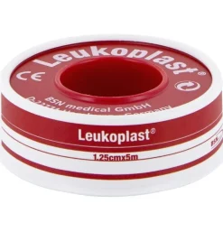 Esparadrapo - Leukoplast (1 Unidad 5 M X 1,25 Cm Color Blanco)