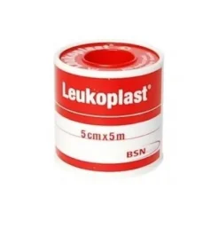 Esparadrapo - Leukoplast (6 Unidades 5 M X 5 Cm Color Carne)