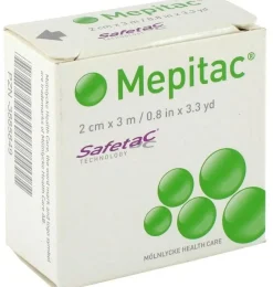 Esparadrapo - Mepitac Fijacion Suave Silicona (1 Unidad 3 M X 2 Cm) - Mepitac
