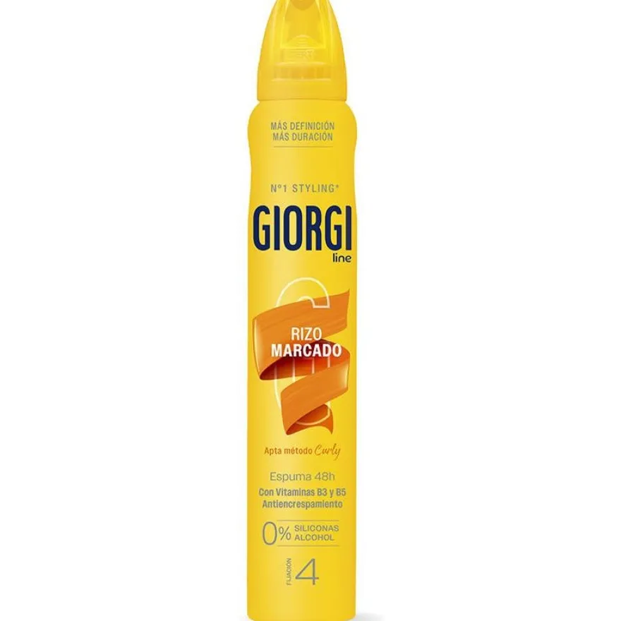 Espuma Fijadora Método Curly Nº4 Rizos Marcados 250ml - Giorgi
