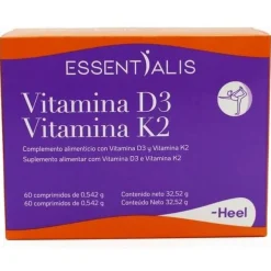 Essentialis Vitamina D3 Vitamina K2 60 Comp.