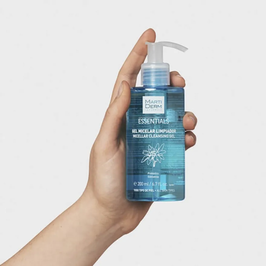 Essentials Gel Micelar Limpiador, 200 ml.- Martiderm