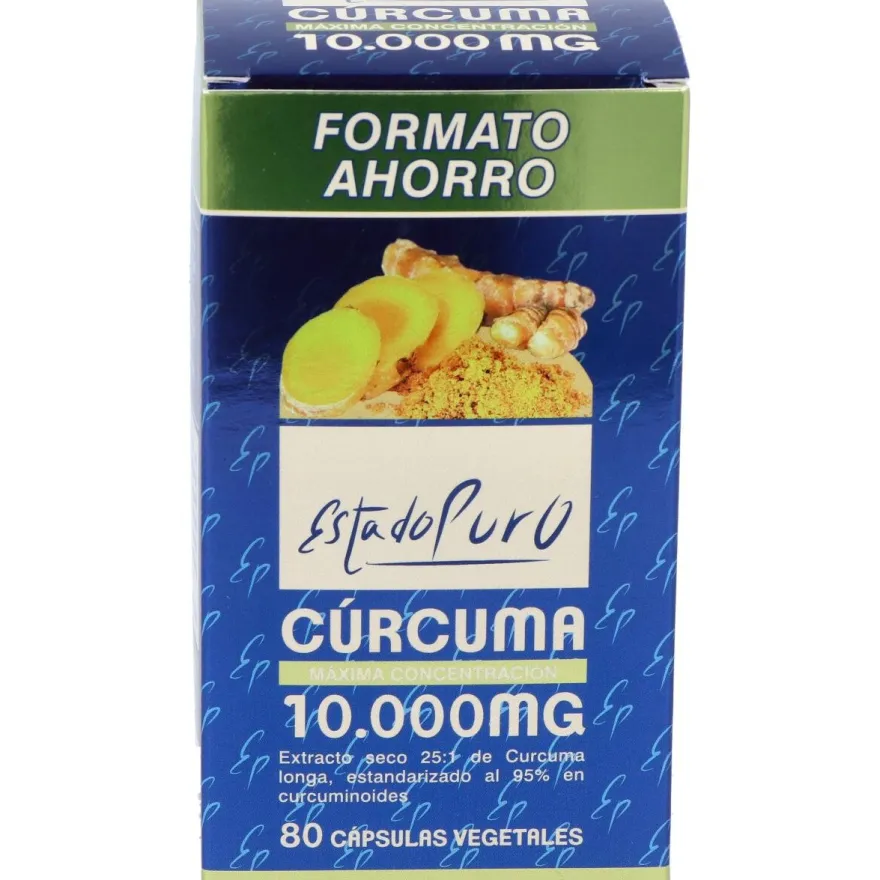 Estado Puro Cúrcuma 10.000mg 80caps - Tongil