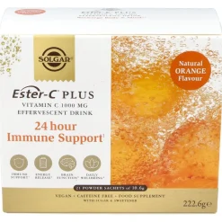 Ester - C Plus Vitamina C Polvo Efervescente 21 Unidades - Solgar