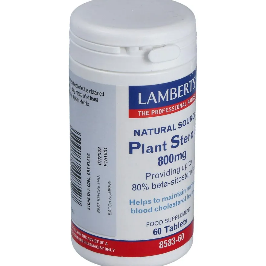 Esteroles Vegetales (plant Sterols) 800mg. 60comp - Lamberts