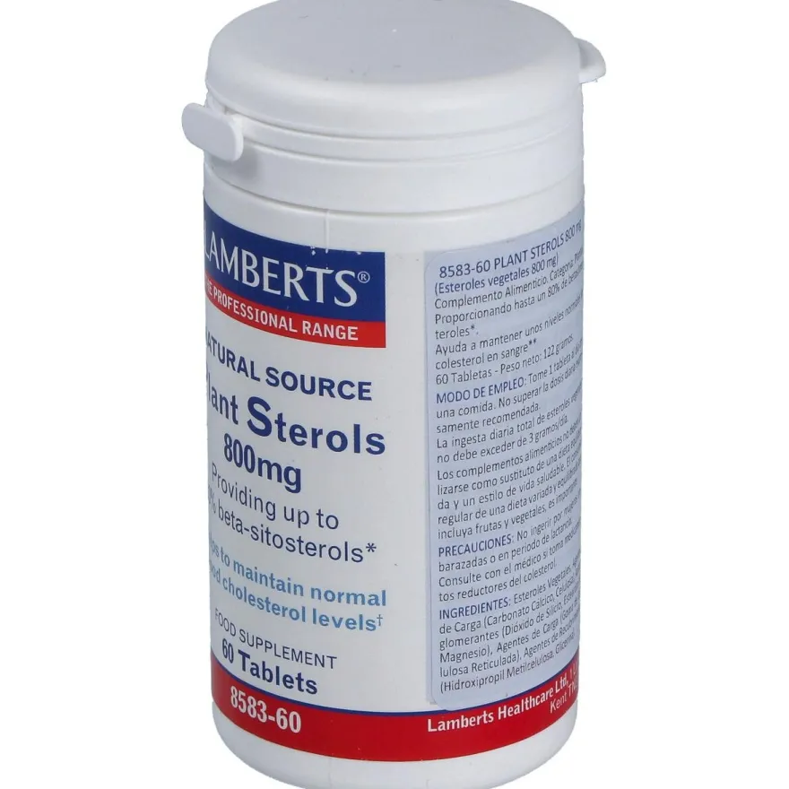 Esteroles Vegetales (plant Sterols) 800mg. 60comp - Lamberts