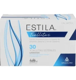 Estila Toallitas Esteriles de Un Solo Uso - Higiene de Parpados/ Pestañas y Borde Palpebral (30 Unidades) - Farmaceutica Angelini S.a