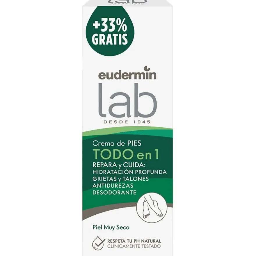 Eudermin Pies Crema Reparadora 100Ml