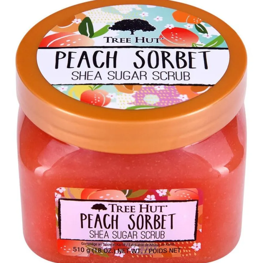 Exfoliante de Azúcar Sorbete de Melocotón 510 Gr - Tree Hut