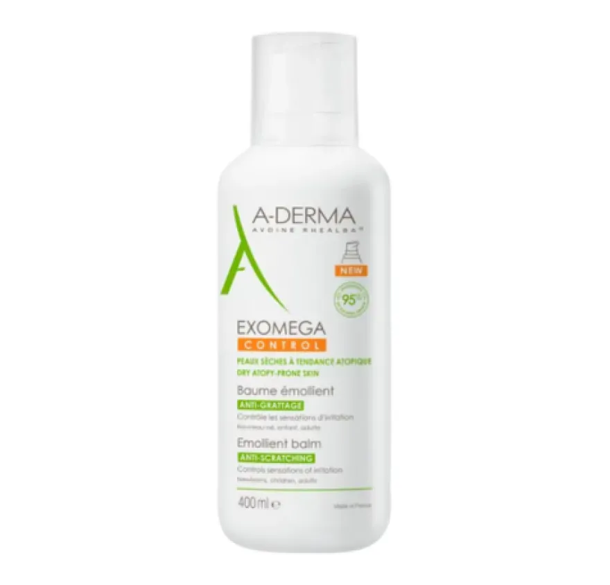 Exomega Control Bálsamo Emoliente Anti-rascado, 400 ml. - A-derma