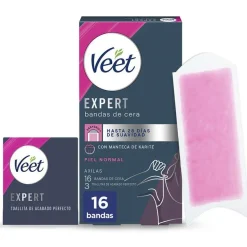 Expert Bandas de Cera Depilatoria Axilas Piel Normal 16uds - Veet
