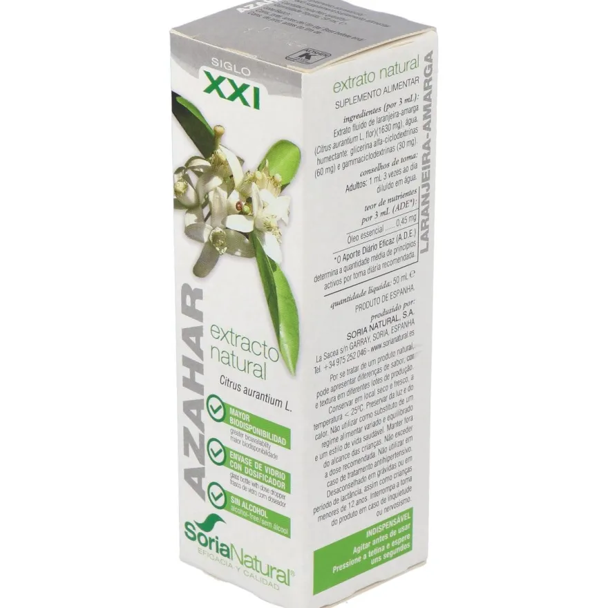 Ext. Azahar Xxi 50ml. S/al - Soria Natural