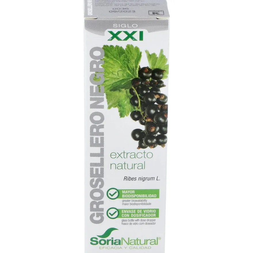 Ext. Grosellero Negro Xxi 50ml. S/al - Soria Natural