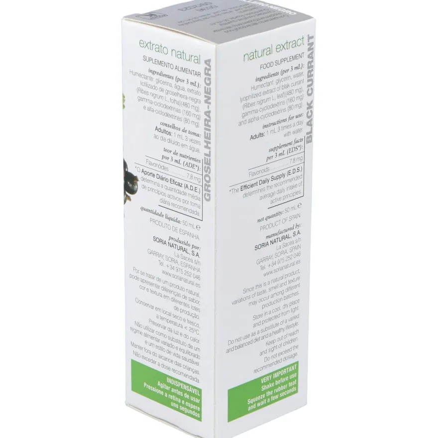 Ext. Grosellero Negro Xxi 50ml. S/al - Soria Natural