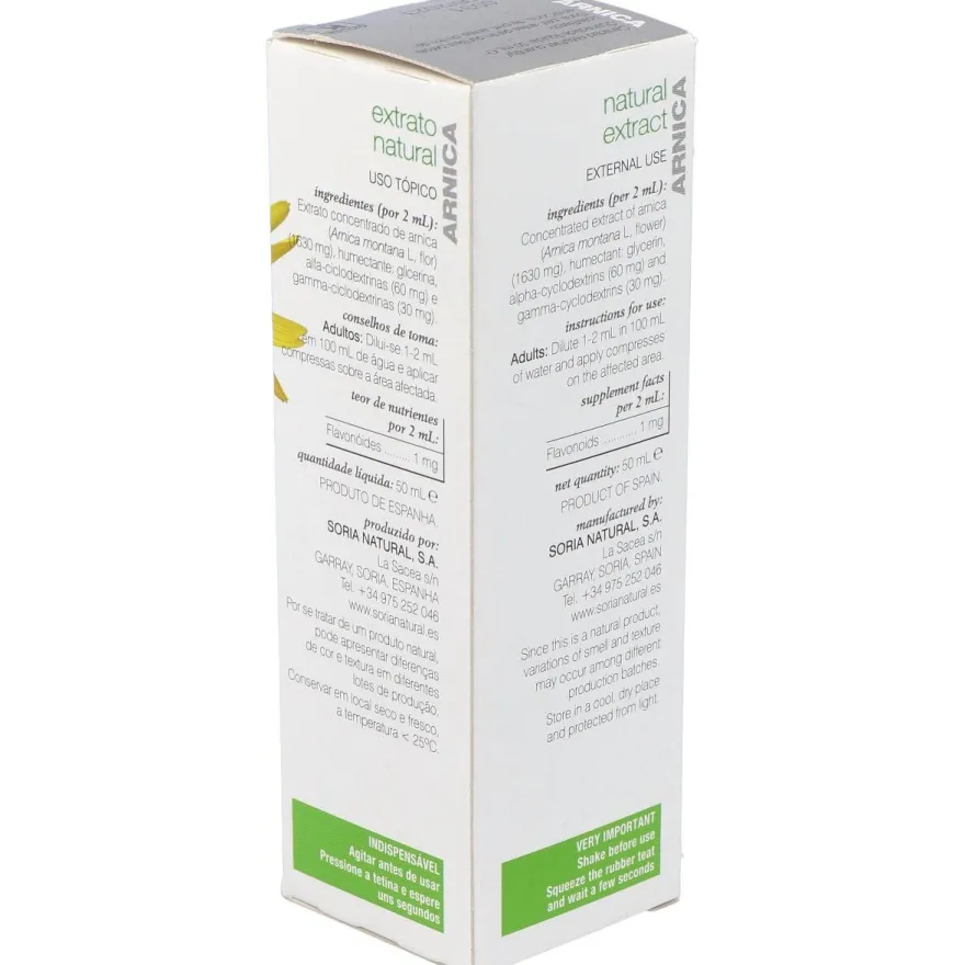 Extracto Arnica Xxi 50 Ml Soria Natural