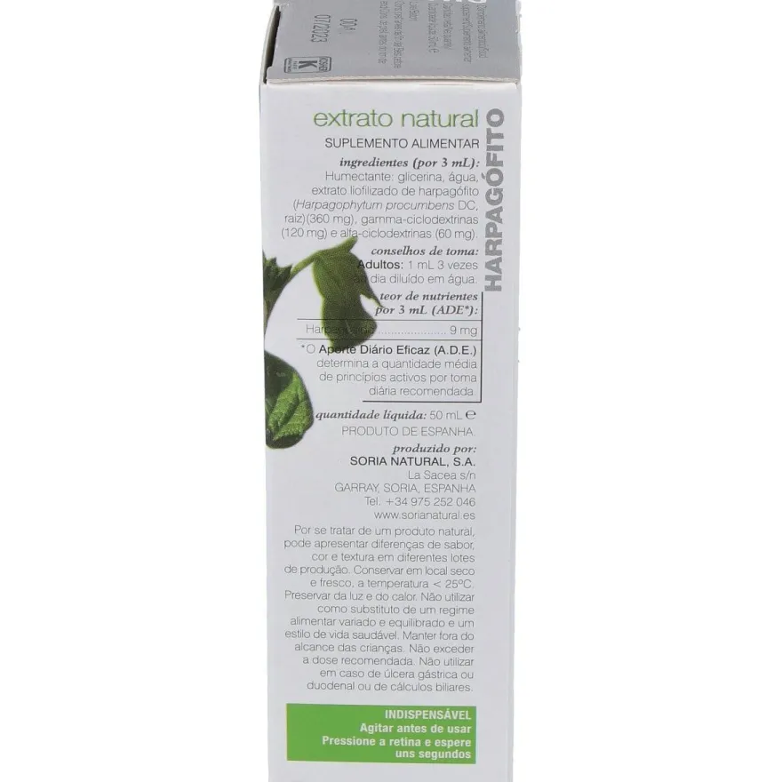 Extracto Harpagofito Xxi 50 ml Soria N - Soria Natural