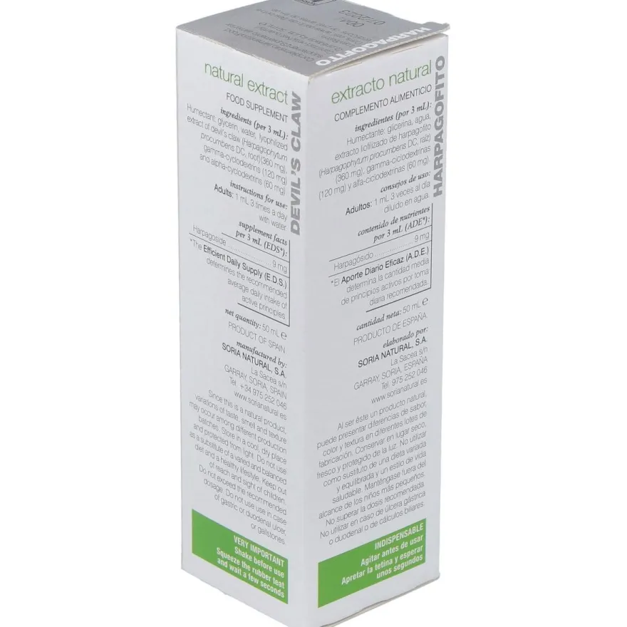 Extracto Harpagofito Xxi 50 ml Soria N - Soria Natural