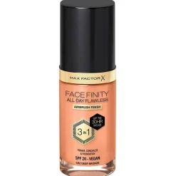 Facefinity All Day Flawless 3 In 1 Foundation 82-Deep Bronze 30 Ml