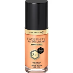 Facefinity 3in1 Primer, Concealer y Foundation 85 - Caramel 30 ml - Max Factor