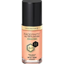 Facefinity 3in1 Primer, Concealer y Foundation 80 - Bronze 30 ml - Max Factor