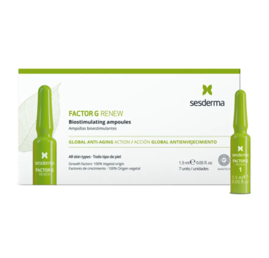 Factor G Renew Ampollas Bioestimulantes, 7 x 1,5 ml. - Sesderma