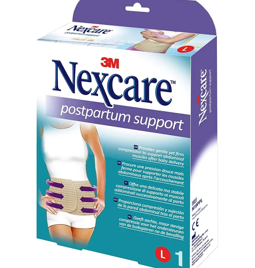 Faja Post Parto Nexcare, 00 - 120 Cm, Talla Grande. - 3m - Sin Marca
