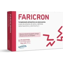 Faricron Comprimidos Bucodispersables para la Faringits Crónica 30 Unidades - Ordesa