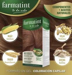 Farmatint (1 Envase 135 Ml Tono Castaño Claro Cobrizo)