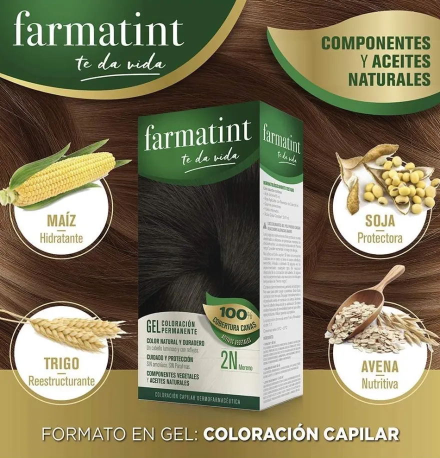 Farmatint (1 Envase 135 ml Tono Moreno) - Perrigo