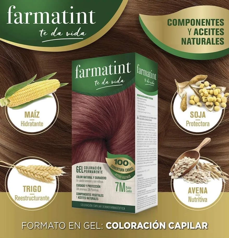 Farmatint (1 Envase 135 ml Tono Rubio Caoba) - Perrigo