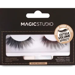 Faux Mink Eyelashes Vegan Extra Volume Effect 1ud - Magic Studio