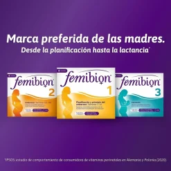 Femibion 3 Multivitaminas Mujer Lactancia con Ácido Fólico 28caps + 28comp - Sin Marca