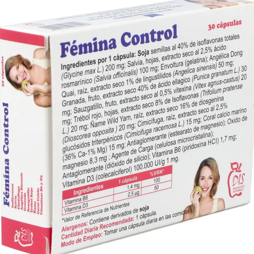 Femina Control (estrogenol) 30cap - Dis Productos Naturales