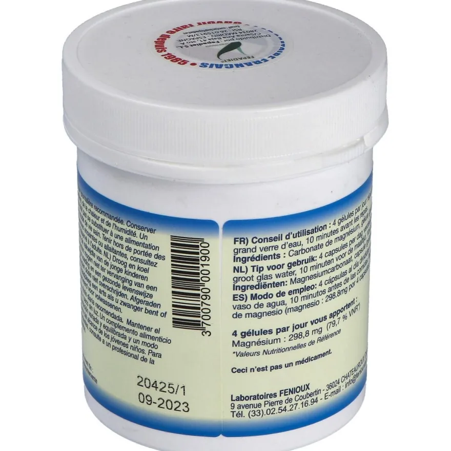 Fenioux Carbonato De Magnesio 200Caps