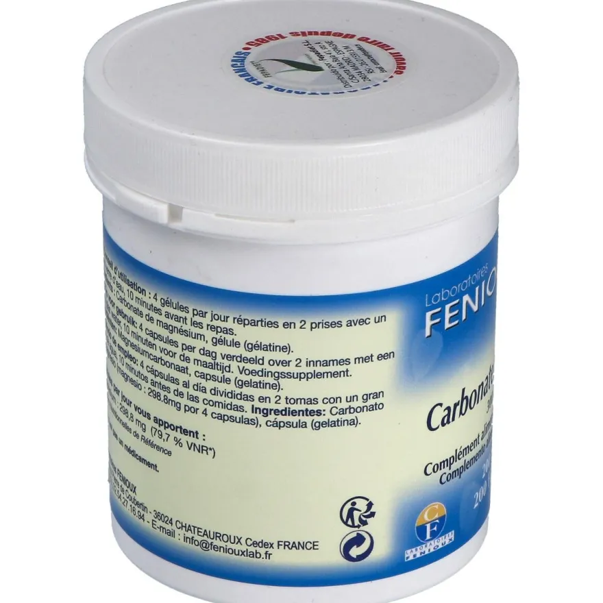 Fenioux Carbonato De Magnesio 200Caps