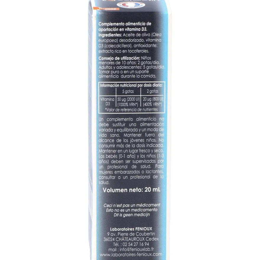 Fenioux Vitamina D3 2000Ui 20Ml