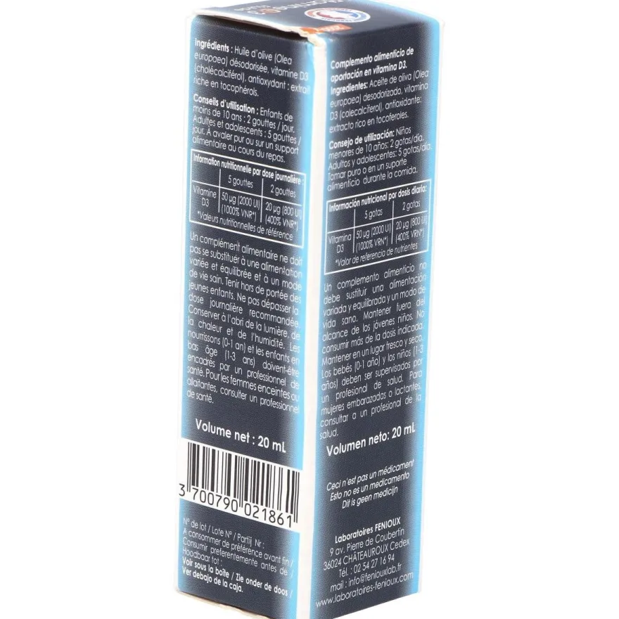 Fenioux Vitamina D3 2000Ui 20Ml