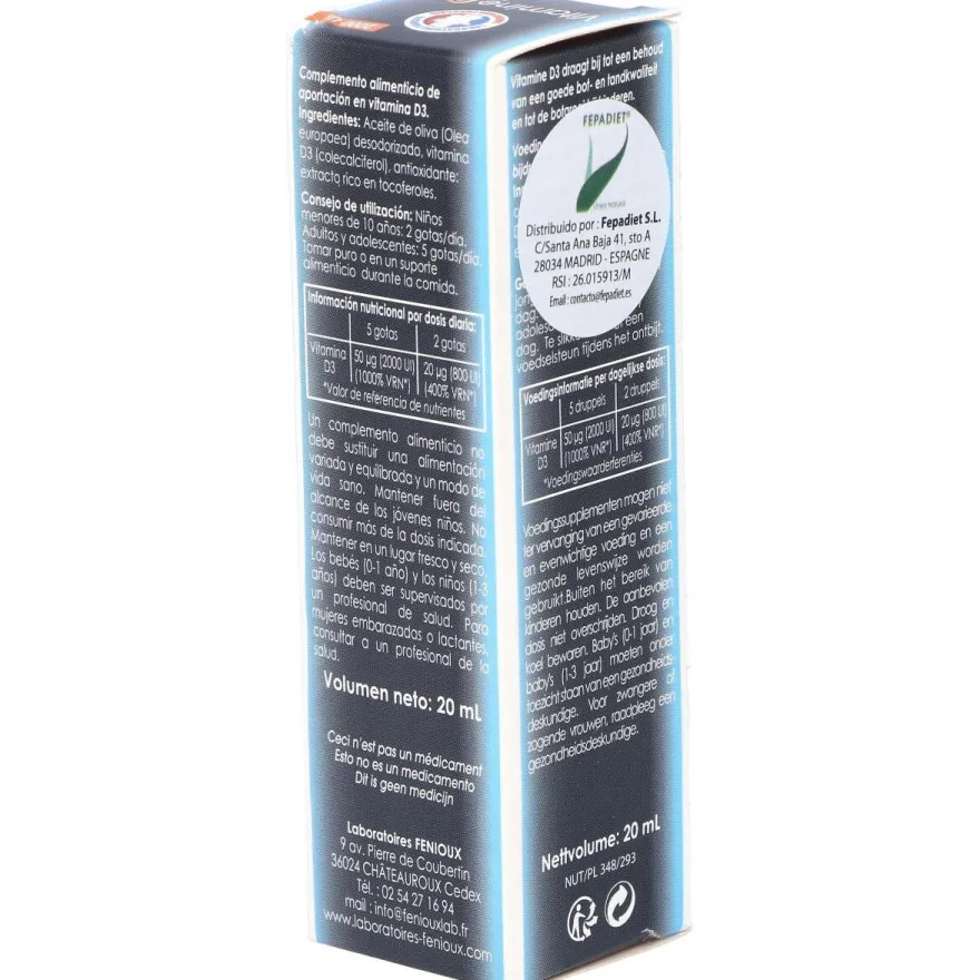 Fenioux Vitamina D3 2000Ui 20Ml