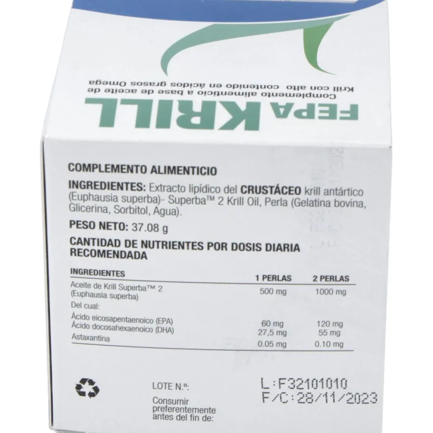 Fepa-Krill 500Mg. 60Perlas