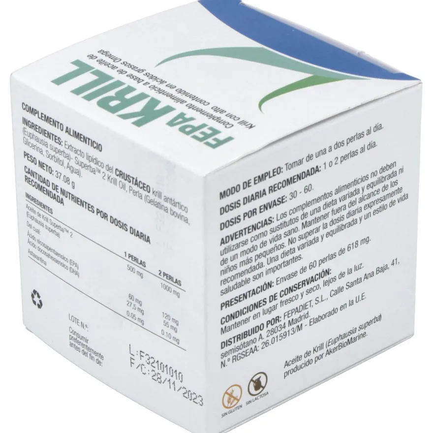 Fepa-Krill 500Mg. 60Perlas